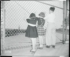 Hope Prints: Child Immigrants Looking Through Fence