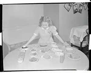 Child Looking at Different Types of Food