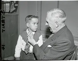 Child Receiving I.D. Tags