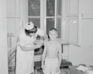 Child Receiving Polio Vaccination