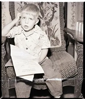 Draft Prints: Child with Selective Service Form