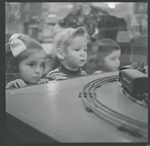 Desire Prints: Children Admiring Electric Train