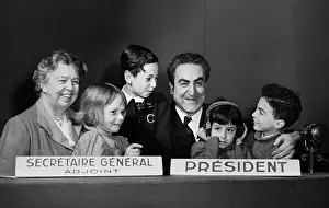 Maturity Prints: Children Attending UN Meeting