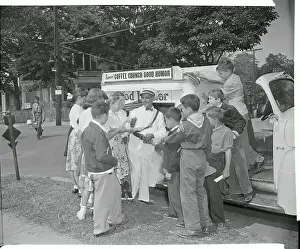 Jamaica Prints: Children Buying Ice Cream