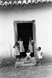 Argentinian Prints: Children At Door