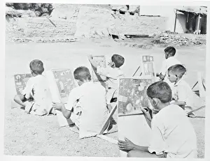 Art Class Prints: Children Drawing