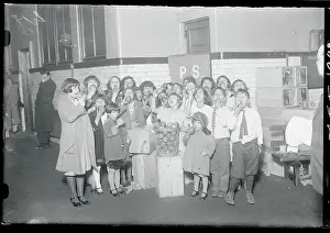 Apple Prints: Children Eating Apples