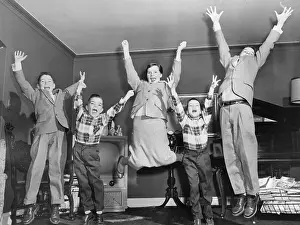 Daley Prints: Children Jumping for Joy