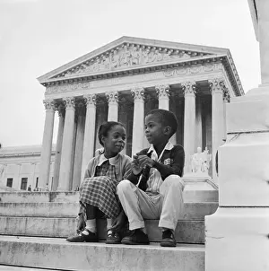 Children Outside Supreme Court