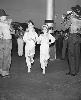 Rodeo Prints: Children In Parade At Rodeo