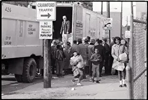 Pork Prints: Children Get Pork From Truck