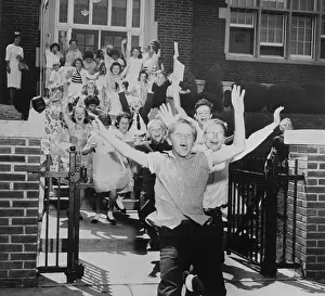 Children Recessing For Summer