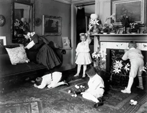 Festivity Prints: Children Searching for Easter Eggs
