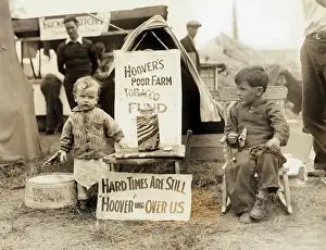 hoovers poor farm tobacco fund Great Depression Children Hoovervilles, Black and White Photo, Historical Vintage Wall Art, DIGITAL Instant DOWNLOAD PRINTABLE Poster Hoovervilles: Homeless Camps of the