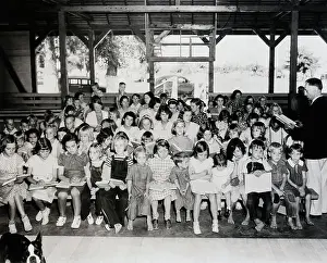 Children In Sunday School Singing