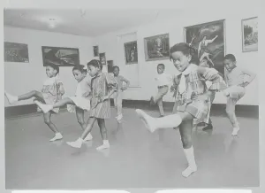 Raleigh Prints: Children Taking Dancing Lessons