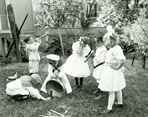 Children W/Noisemakers/Firecrackers