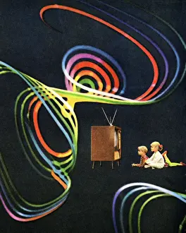 Children Watching Television