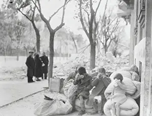 Madrid Prints: Children Weeping After Bombing