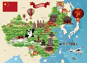 Map Collection: Cartoon Maps Collection