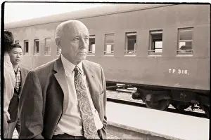 China Correspondent At Border Station