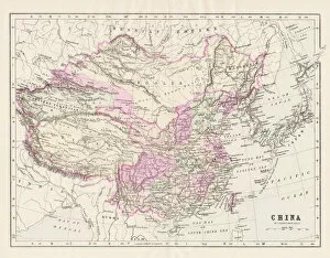 Images Dated 7th October 2017: China Map 1893