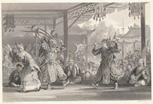 Festivity Prints: Chinese Actors Performing