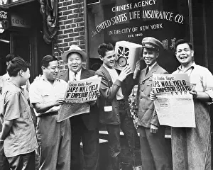 Celebrating Prints: Chinese Americans Reading Japan's Surrender in the Newspapers