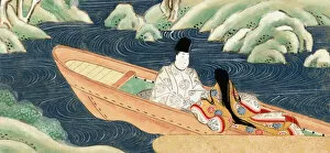Images Dated 21st October 2008: Chinese Lovers in a boat eloping
