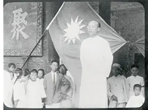 Chinese Mayor Speaking to Citizen Unrest