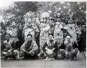 Celebrating Prints: Chinese Men Celebrating Columbus Day