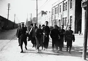 Manchuria Prints: Chinese Police Arrest Plain Clothed Soldier