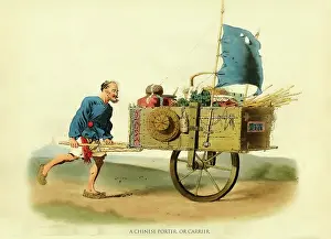 Chinese Prints: Chinese Porter or Carrier