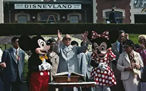Disneyland Prints: Chinese President at Disneyland