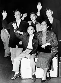 Adoption Prints: Chinese Refugees Arrive In New York