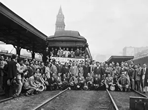 Passenger Car Prints: Chinese Students Arriving in Seattle