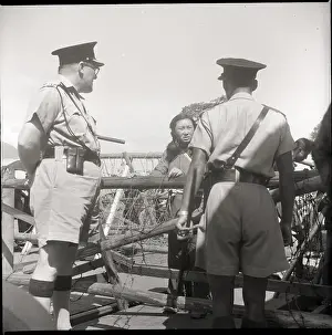 Chinese Woman Facing Border Patrol
