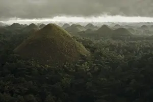 Mound Prints: Chocolate hills landscape from Bohol Island