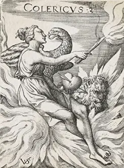 Differing Prints: Choleric temperament, the four different temperaments