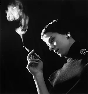 M Rec Smok Cigarette Prints: A Chorus Girl