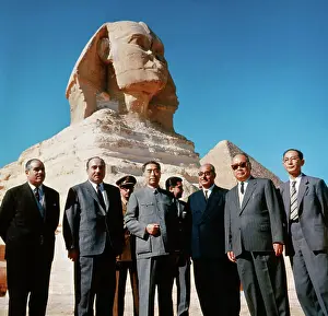 Chou En Lai at Pyramids