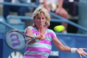 Chris Evert Prints: Chris Evert Hitting Forehand