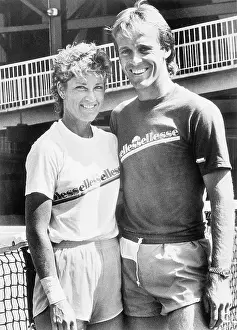 Chris Evert Prints: Chris Evert Lloyd and Husband John Lloyd