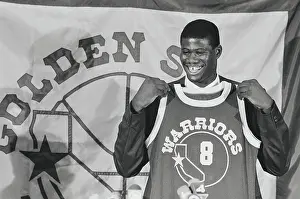 Basketball Uniform Prints: Chris Washburn Displaying New Jersey
