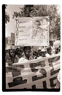 Democrat Prints: Christian Democrat Holds Jose Duarte Poster