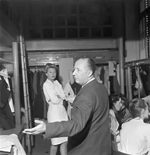 Christian Dior and Models in Fitting Room