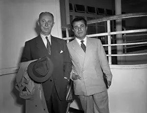 Christian Dior Standing Next to Salvatore Ferragamo