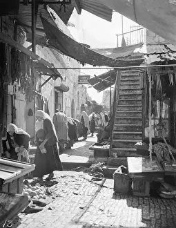 Palestine Prints: Christian Section of Jerusalem