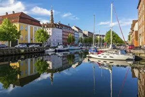 Images Dated 16th May 2014: Christianhavns Canal, Christianshavn, Copenhagen, Capital Region of Denmark, Denmark