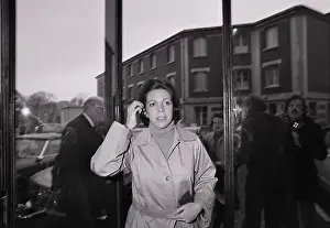 Wealthy People Prints: Christina Onassis Comes from Hospital